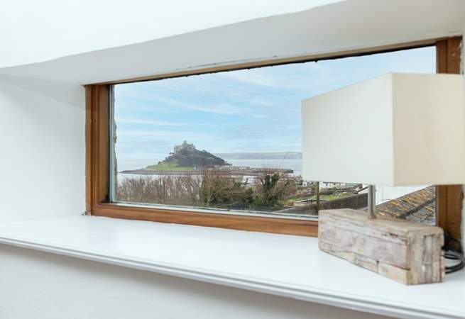 Take in the view of  iconic St Michael's Mount.