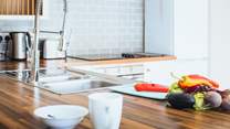 Cooking is a pleasure in this kitchen.