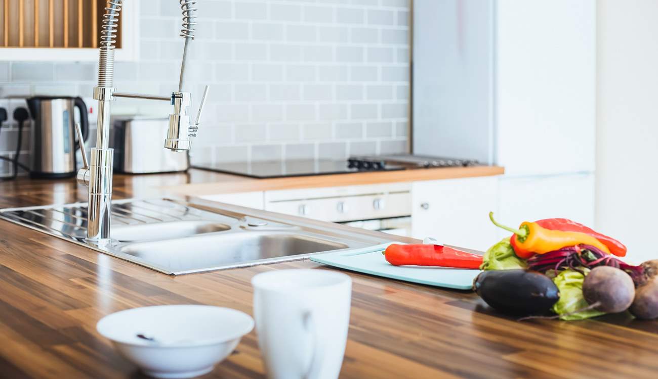 Cooking is a pleasure in this kitchen.