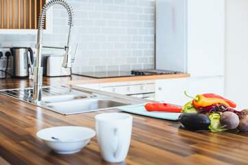 Cooking is a pleasure in this kitchen.