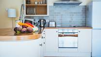 The lovely kitchen.