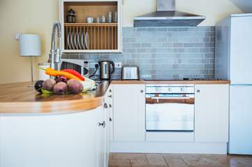 The lovely kitchen.