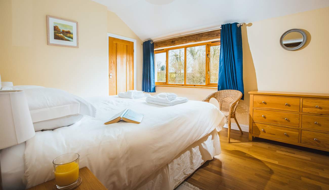 Spacious bedroom two.