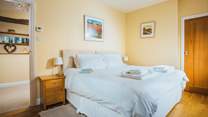 With a 'zip and link' bed, bedroom 2 can be made up as a twin or double.