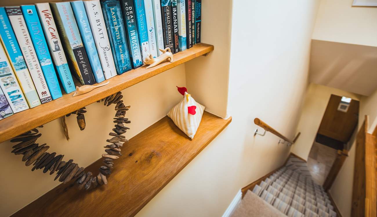 Plenty of reading material to choose from.