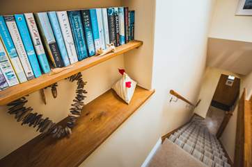 Plenty of reading material to choose from.
