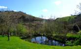 Lovely views beyond the pond (take care with children as it is unfenced). - Thumbnail Image