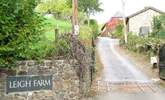 The entrance into Leigh Farm. - Thumbnail Image