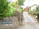 The entrance into Leigh Farm.