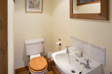 The ground floor cloakroom.
