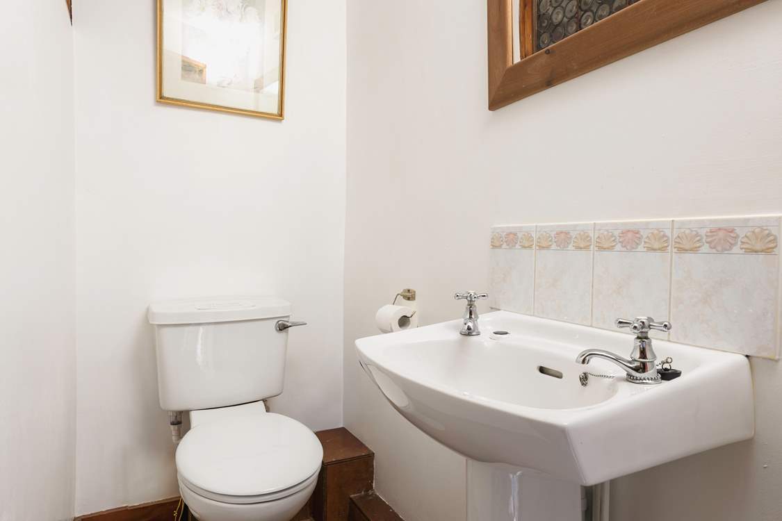 The ground floor cloakroom.