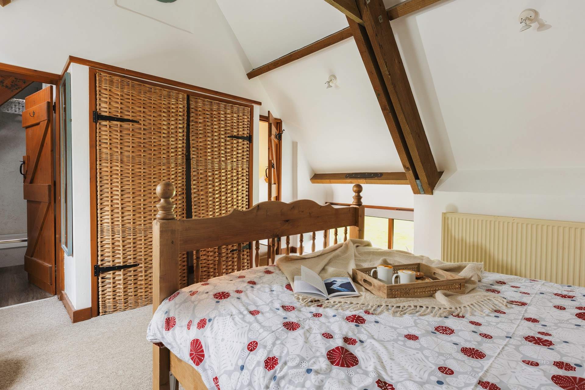 Bedroom 3 and the en suite beyond.