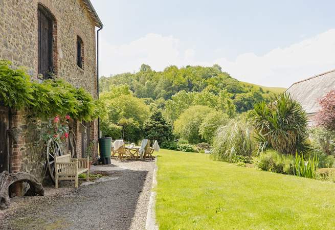 The storage barn opposite is where you will find the shared laundry room.