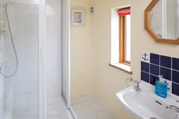 The shower-room.