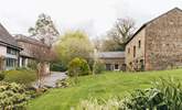 The Forge (single storey) is to the right of The Cob with the farmhouse behind - lived in by the owners. - Thumbnail Image