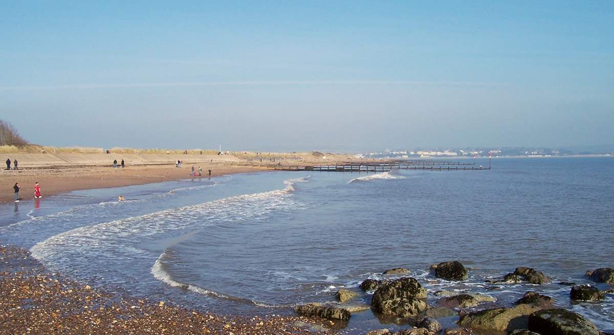 Dawlish has a lovely sandy beach.