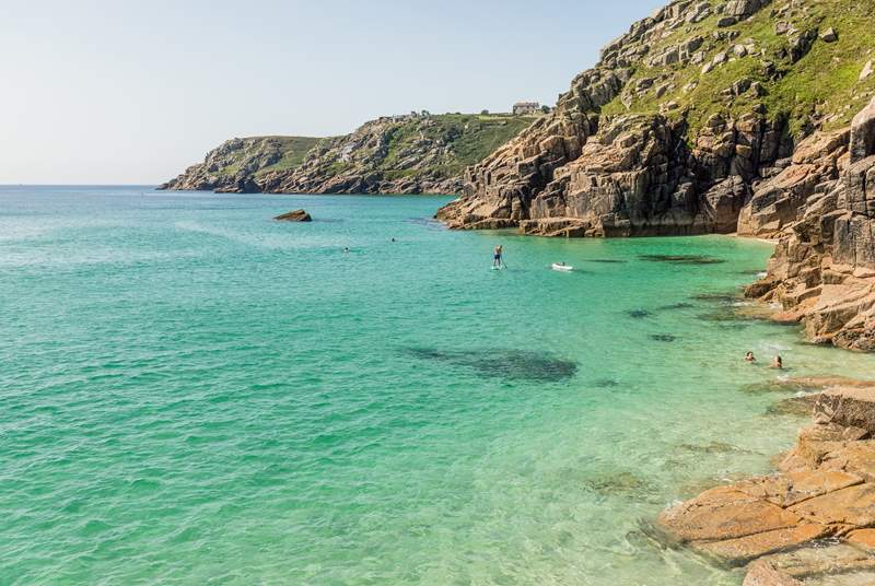 One of many beautiful Cornish coves to discover.