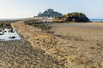 Magical St Michael's Mount is a short car drive away along the coast.