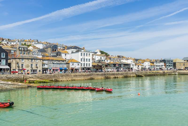 On the south coast, St Ives is a lovely place to spend time.