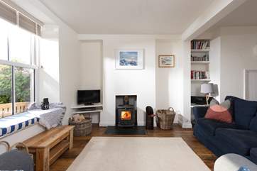 There are plenty of spaces to relax in this wonderful terrace house.
