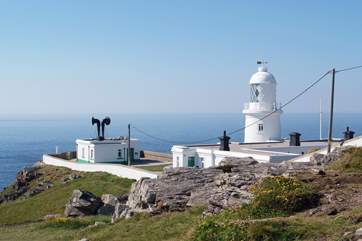 Pendeen Lighthouse is along the nearby coastal path.