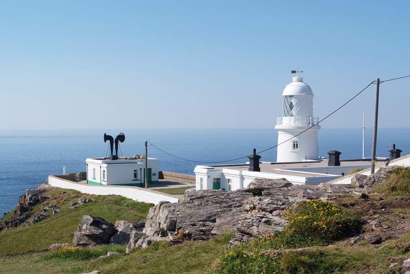 Pendeen Lighthouse is along the nearby coastal path.