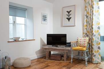 The Smart TV will keep you entertained after a busy day on the beach.