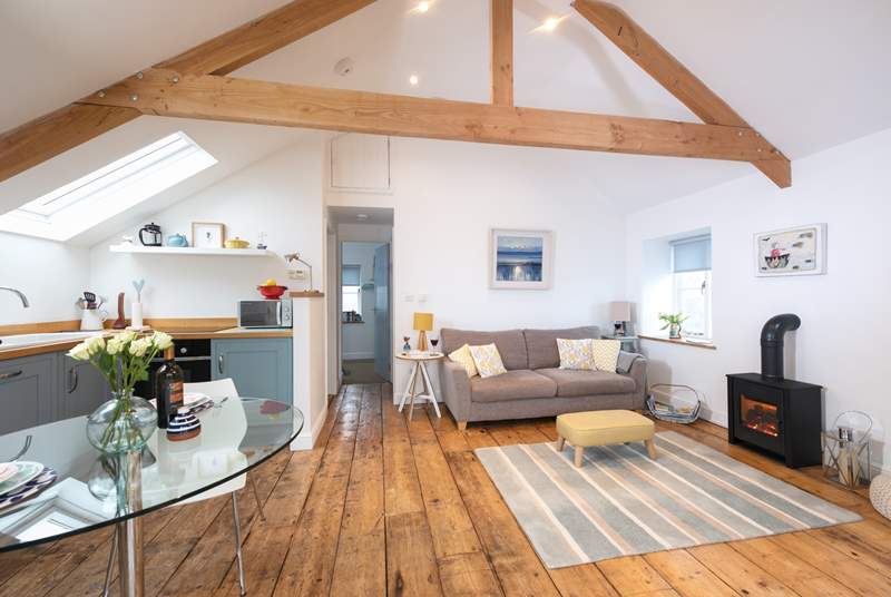 This characterful conversion is beautifully furnished with comfort in mind.