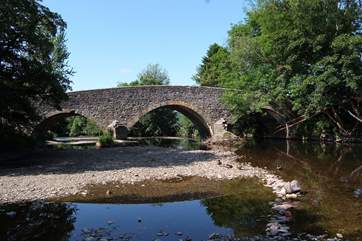 This is the bridge at Exebridge a short walk from the cottage! There is a lovely pub here too, as well as fishing lakes to try your hand at fly fishing.