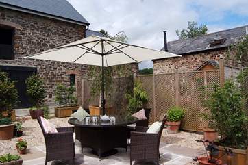 The Watermill has a delightful sheltered courtyard with lovely planting to make it feel private and fencing so that you have your own dedicated area.