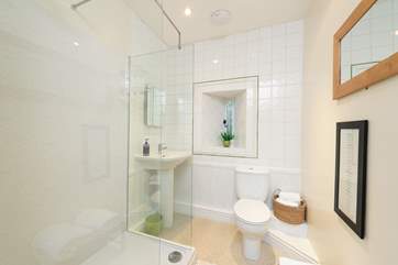 This is the ground floor walk-in shower.