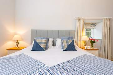 Luxurious bedding and beautifully made up beds are a real treat here.