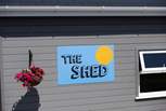 The Shed is handily situated behind the tents.