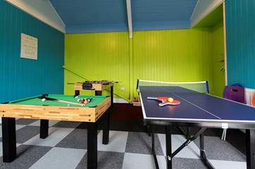 This is a lovely bright room with plenty to do.
