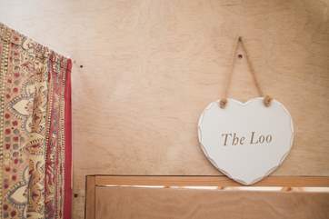This way to the en suite!