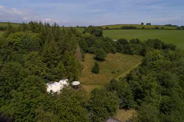 Here you can just see Poppy's brother, Ashley, who shares this magical location, though each has their own private areas.