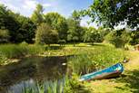 Why not take the boat for a row on the lake or sit and watch the world go by on a picnic blanket? 