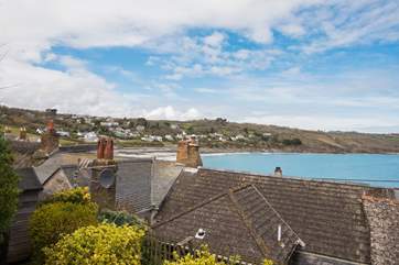 A lovely spot to get a birds eye view of this beautiful seaside village and the bay below.