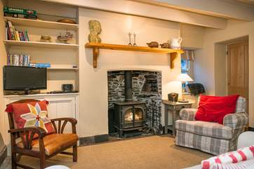 The wood-burner makes this an ideal retreat whatever the weather.