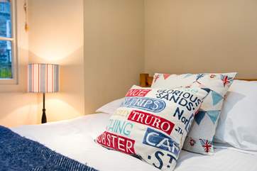 Lots of lovely cushions give it a very homely feel.
