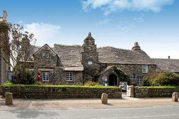 The Old Post Office (National Trust) in nearby Tintagel, a village steeped in history and Arthurian legend