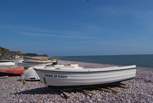Take it easy and enjoy the beach at Budleigh Salterton!