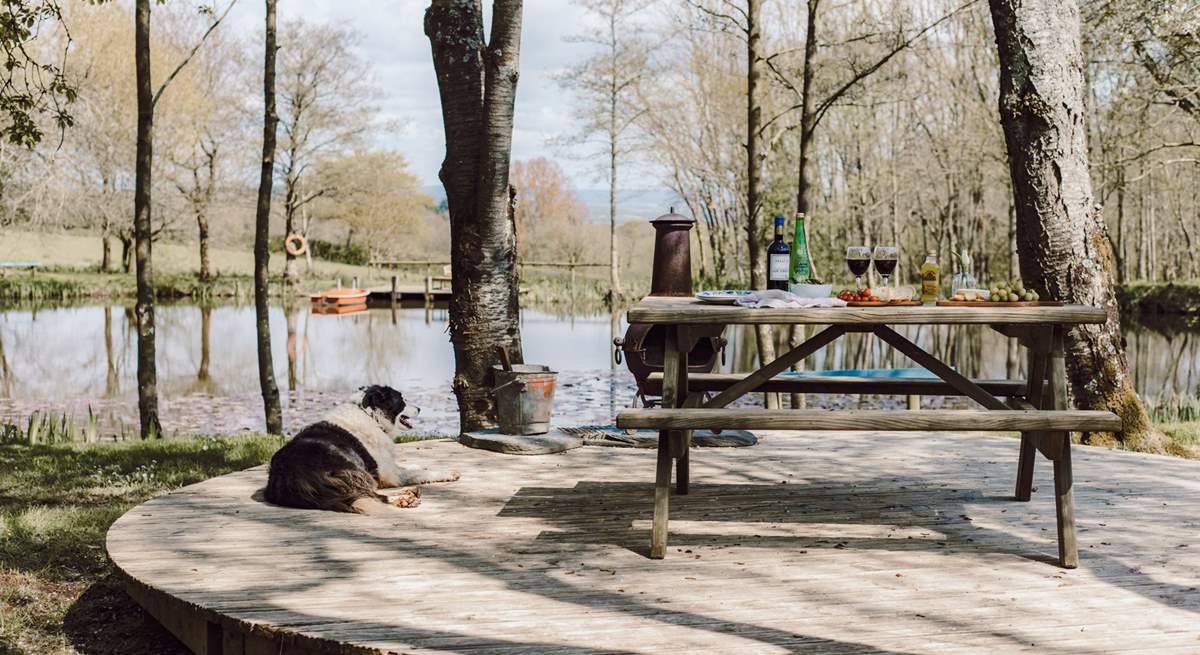 Your four-legged friend is also welcome to join you on your glamping getaway. 