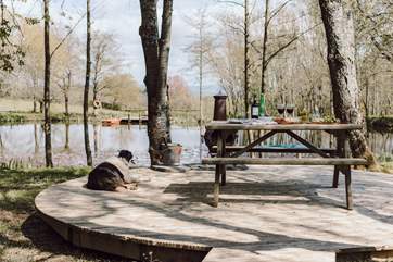 Your four-legged friend is also welcome to join you on your glamping getaway.