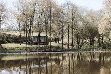 Nestled in nature with the most gorgeous surroundings.