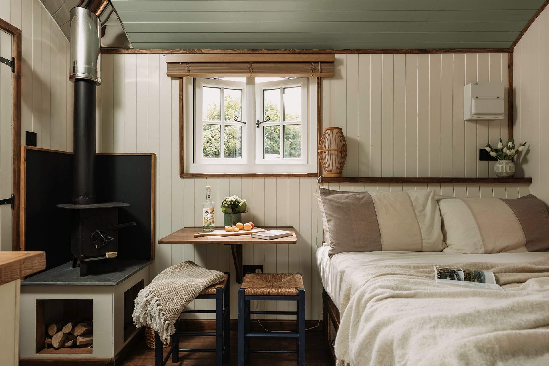 There's plenty of space for the two of you to relax and unwind. 