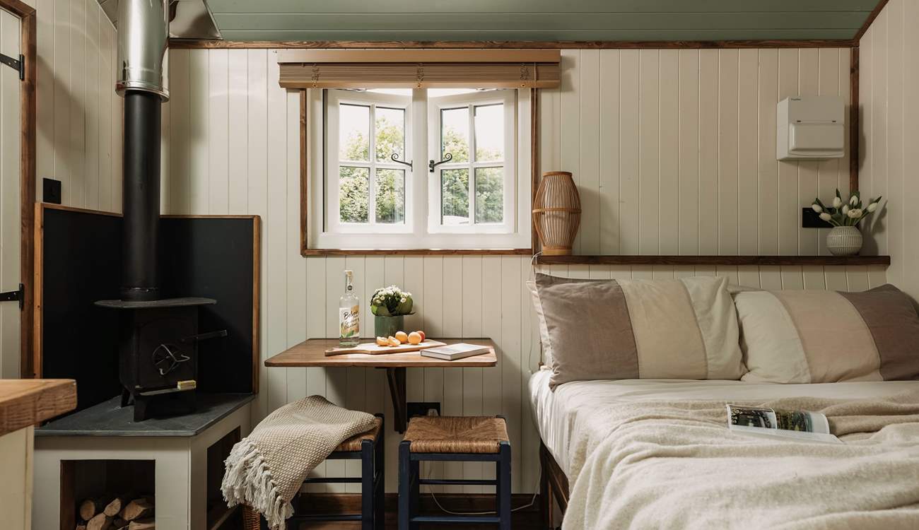 There's plenty of space for the two of you to relax and unwind. 