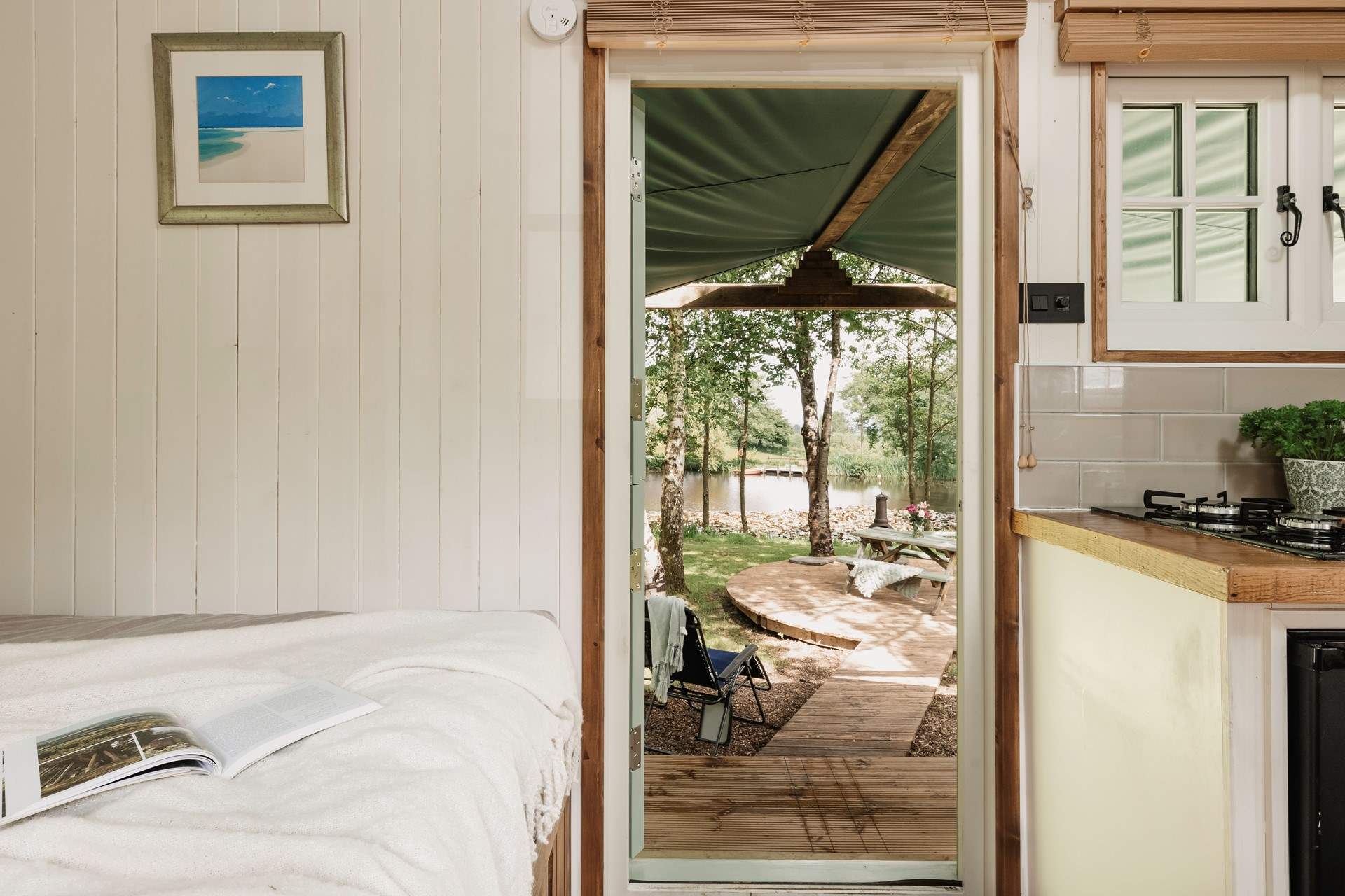 The view from where you rest your head is really quite special. 