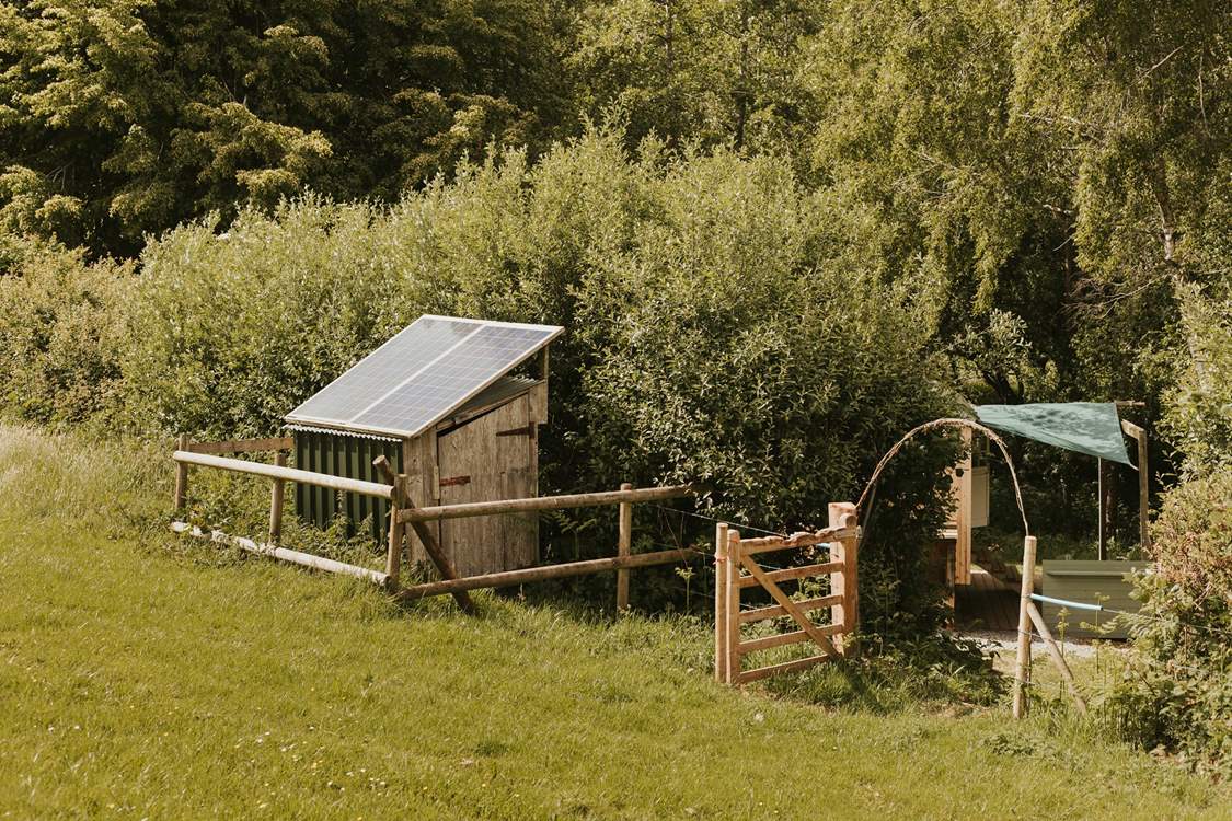 The hideaway is powered by solar energy meaning your getaway is as green as can be.