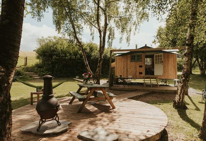 When the sun shines, take a seat on the decking and watch the word go by. 